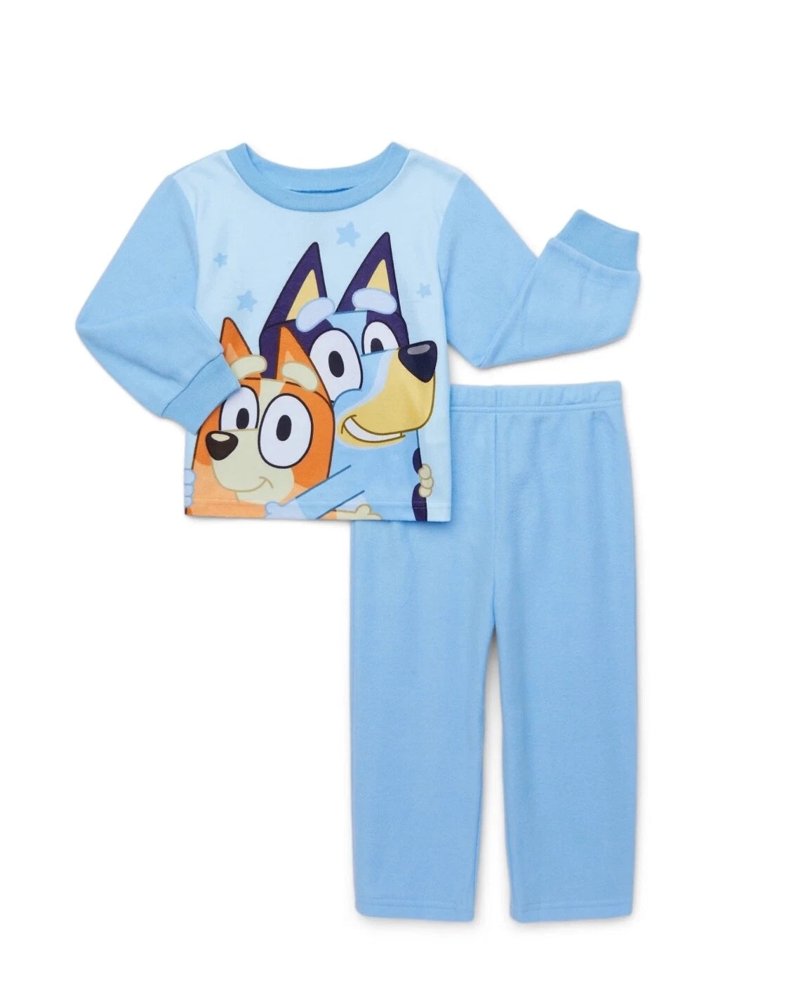 BLUEY Boys or Girls FLANNEL PAJAMAS 2-PIECE SET HOORAY! NWT 4-5 6-7 8 10-12