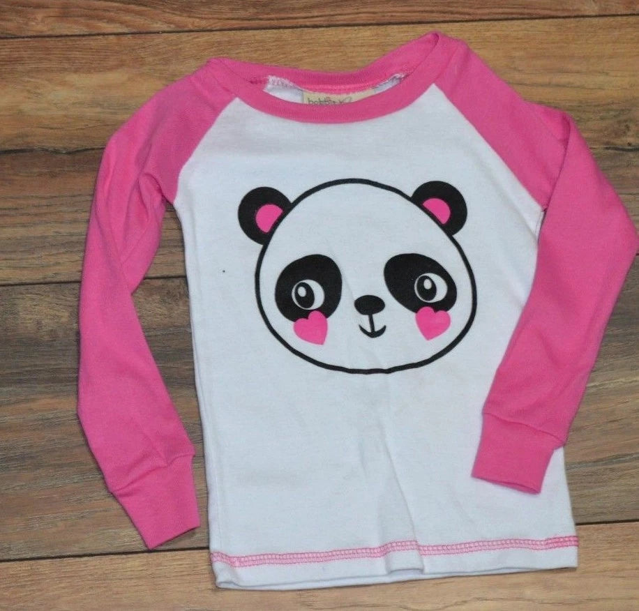 Bobby Brooks Panda Snug Fitting Pajamas PJ Set Size 4