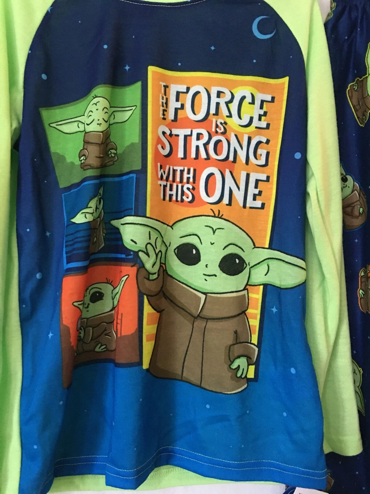 New Star Wars Boy Baby Yoda Grogu The Mandalorian Pajama Set 6/7,8