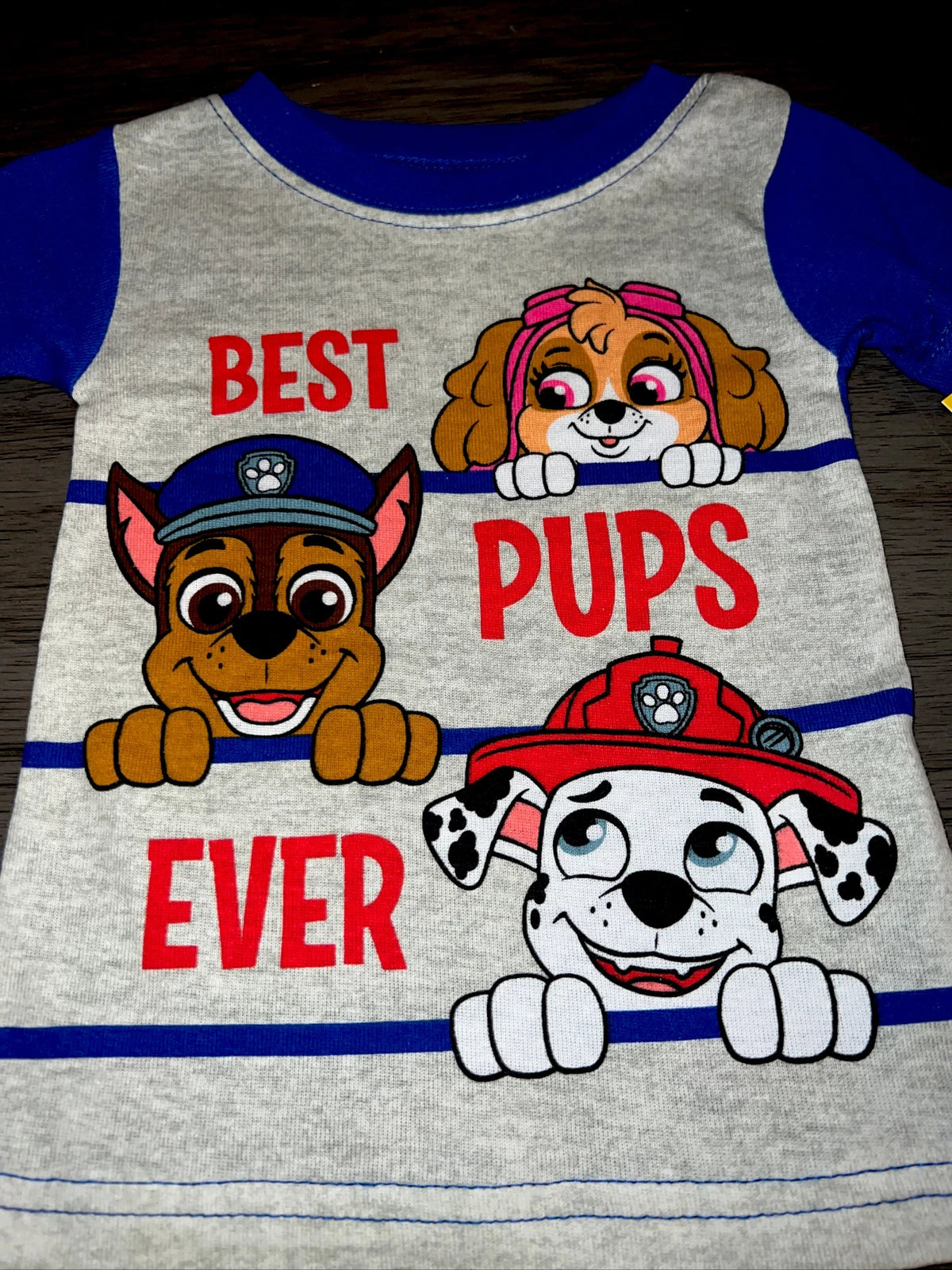 Paw Patrol Infant Boys Best Pups Ever Skye Chase & Marshal 2PC Pajama Set