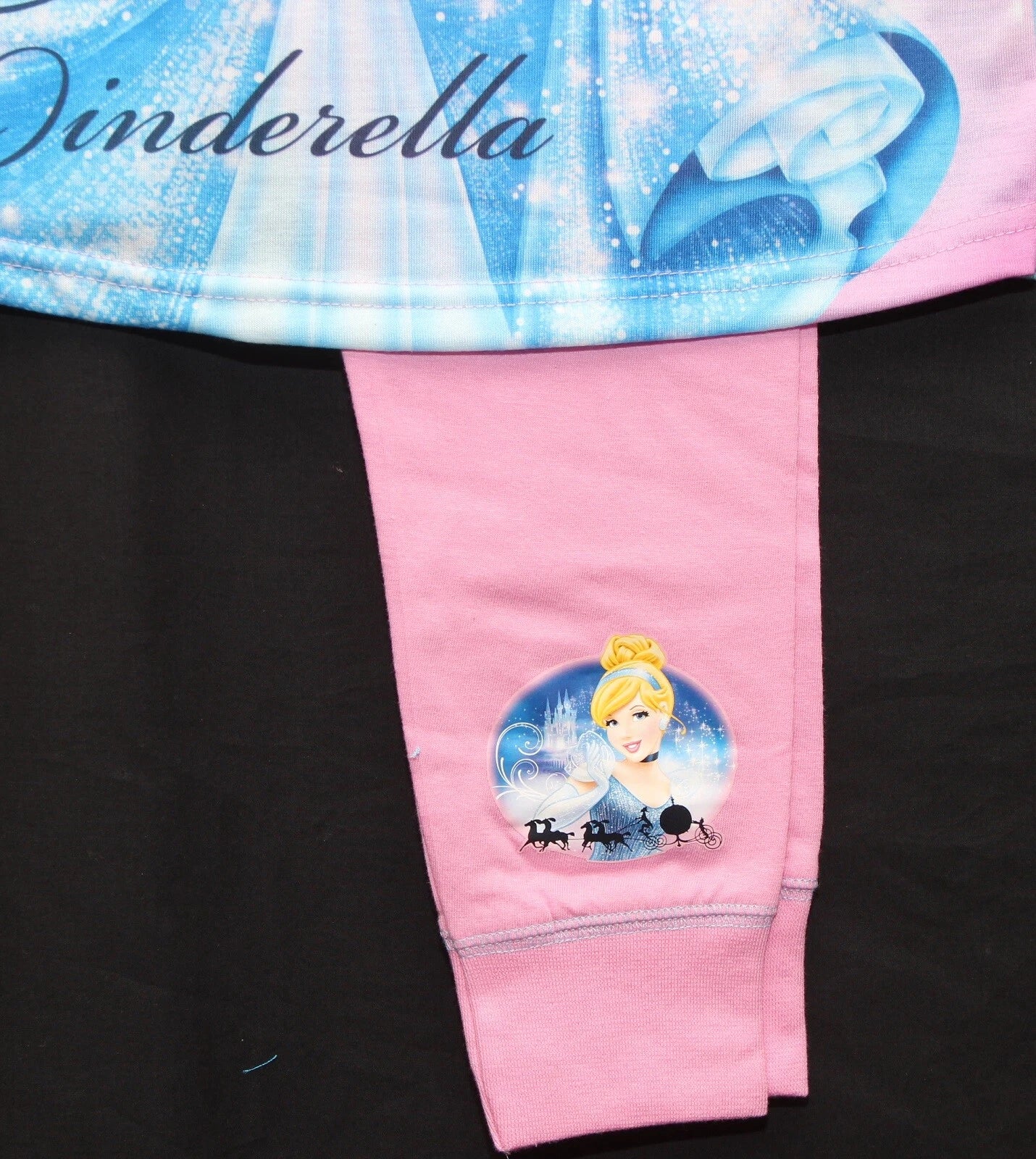CINDERELLA Pyjamas/ Girl's Blue & Pink DISNEY PRINCESS PJs Sizes 4-10 years