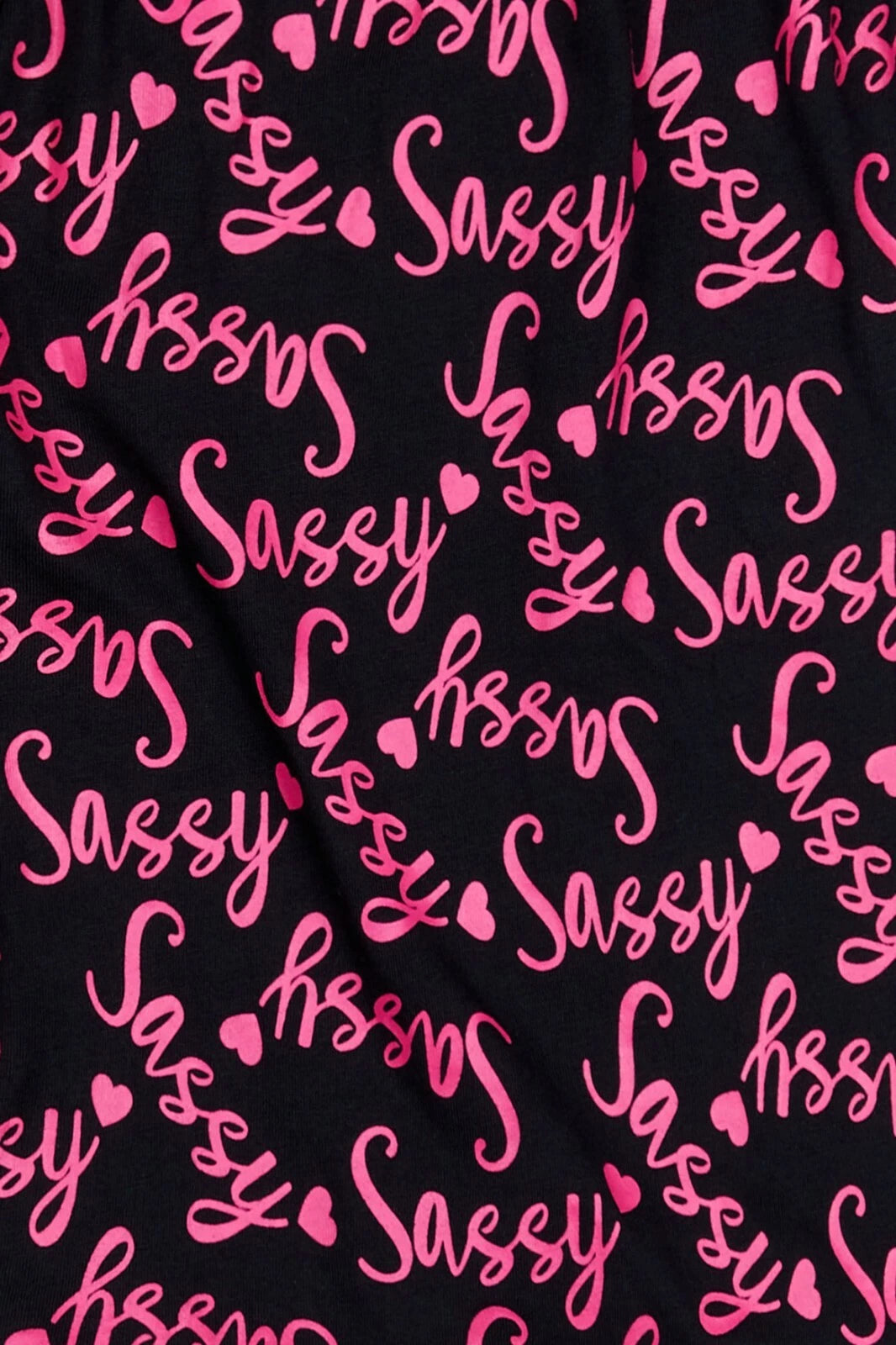 I'm Not Always Always Sassy Sometimes I Sleep Cotton Short Pyjamas 9 to 16 Years