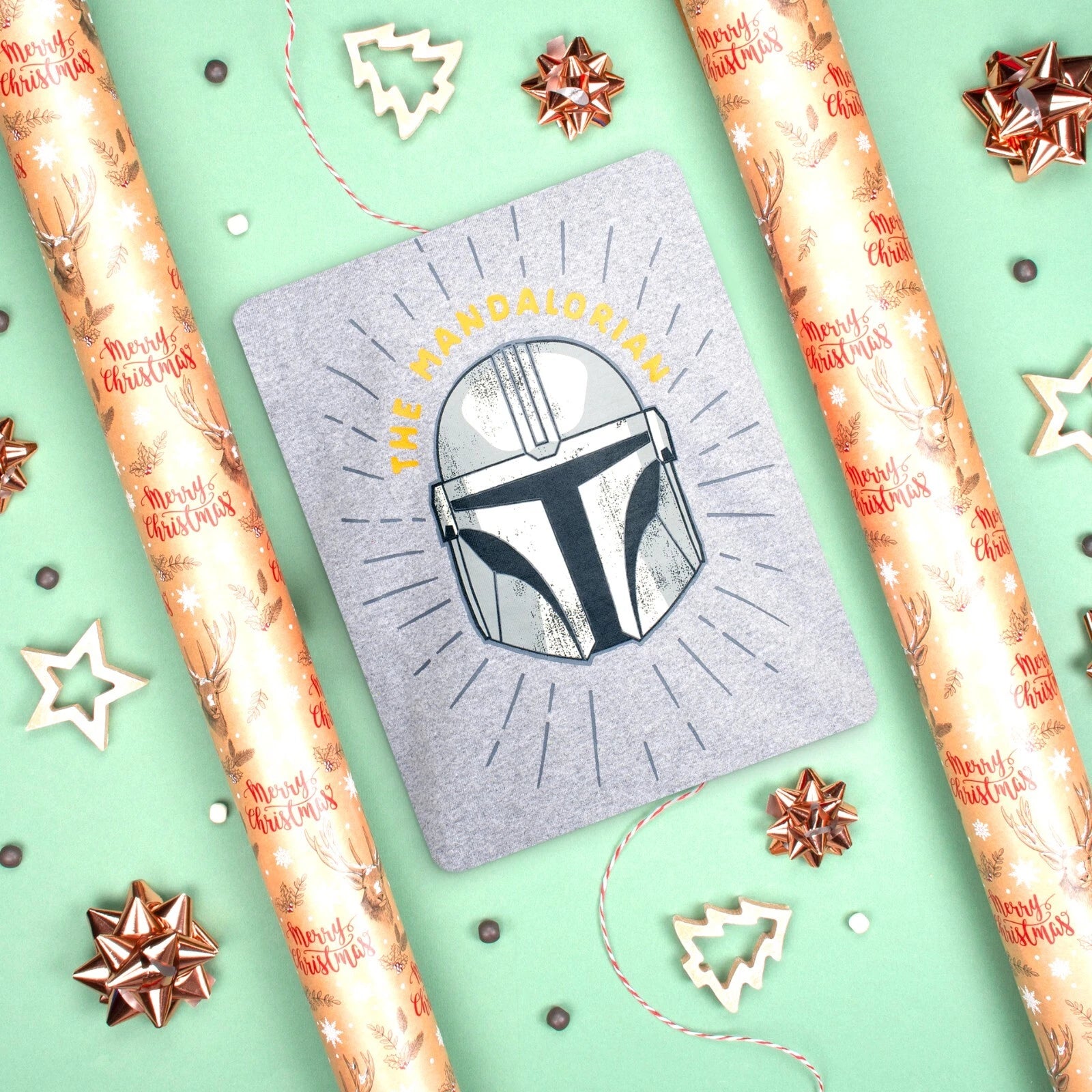 Star Wars Kids Pyjamas Mandalorian Long Sleeve PJ set Winter Cotton Christmas