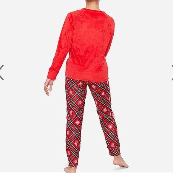 Justice Christmas Pajama Set Girls Sleepwear NWT