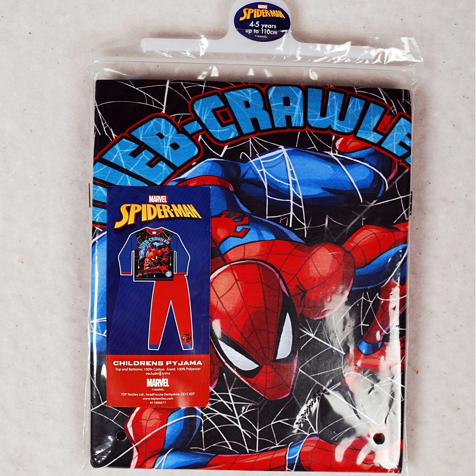 Boys Spiderman Pyjamas MARVEL™  Spider-man Age 4 5 6 7 8 9 10 Years