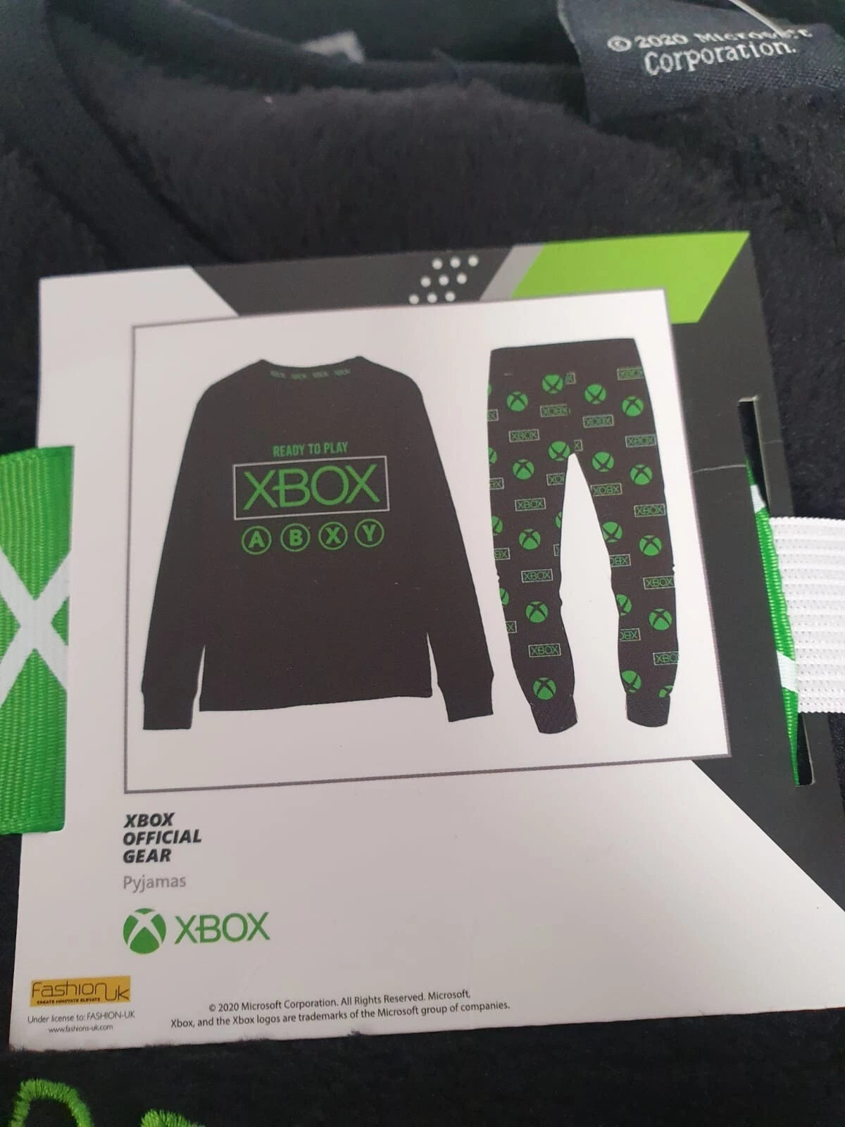 Primark Kids Boys Xbox Fleece Pyjama Set Long Sleeve Loungewear Sleepwear Gift