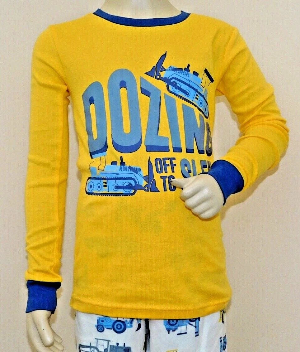 CARTERS BOYS QUALITY 2 Piece Construction Snug Fit Cotton PJs AGE 4 TO 8 YEARS