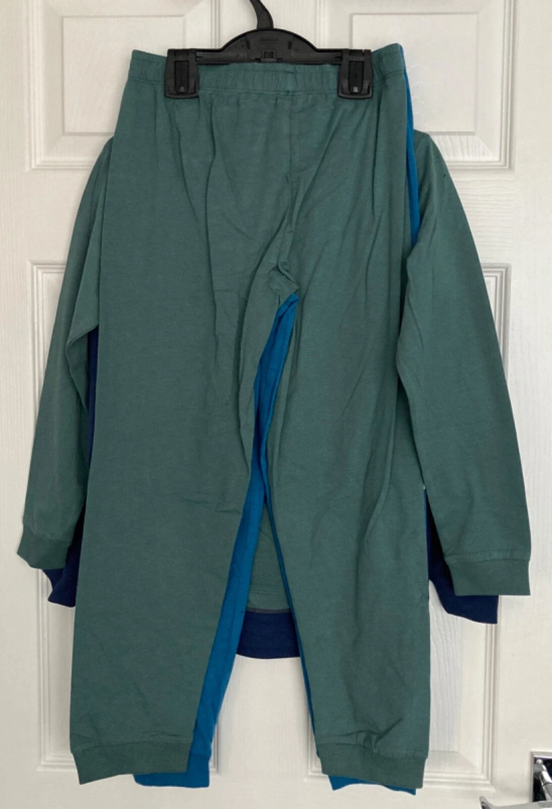 NEW M&S Boys Indigo Mix Pure Cotton Pyjamas Set 2 Pairs Sizes 9-10 & 12-13 Years