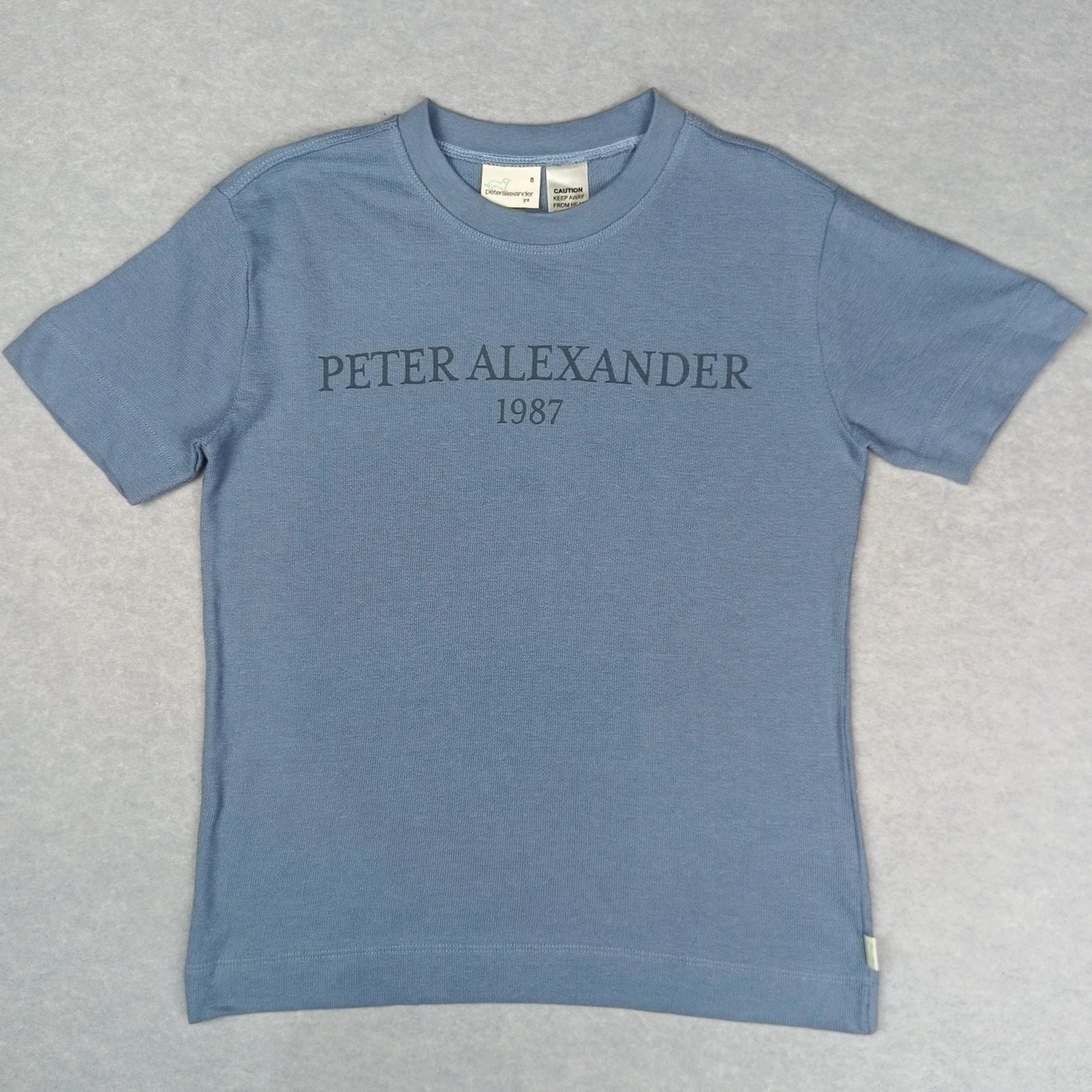 Peter Alexander Boys Pyjama Set Size 8-10-12-14 Blue Short Sleeve Top-Shorts-Bag
