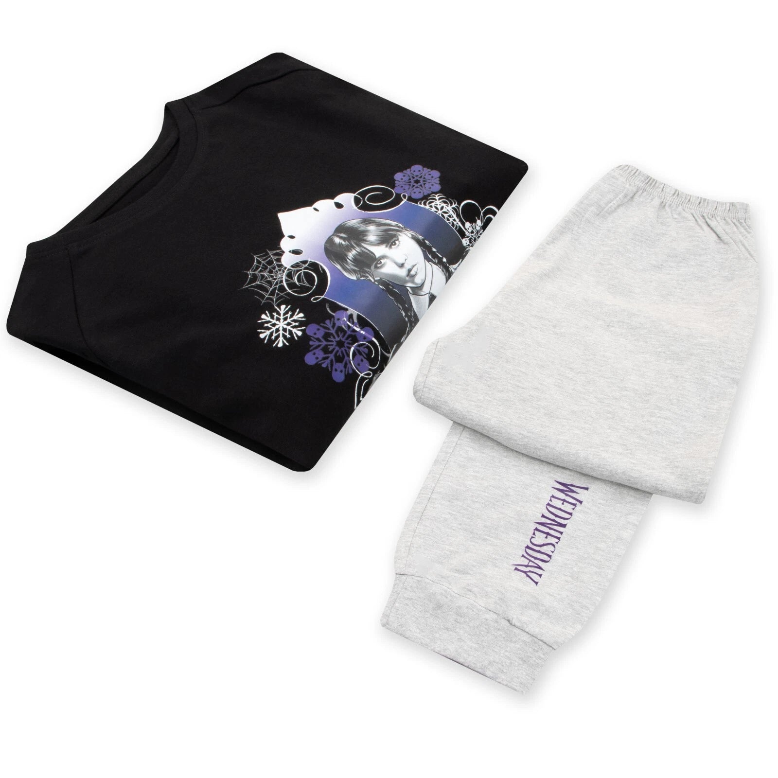 Wednesday Pyjamas | Girls Pyjamas | Wednesday Pyjama Set | Girls Pjs