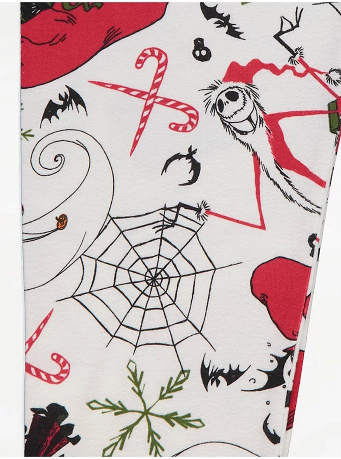 Kids 2PCS Pyjamas Set Red Nightmare Before Christmas 100% Cotton Original