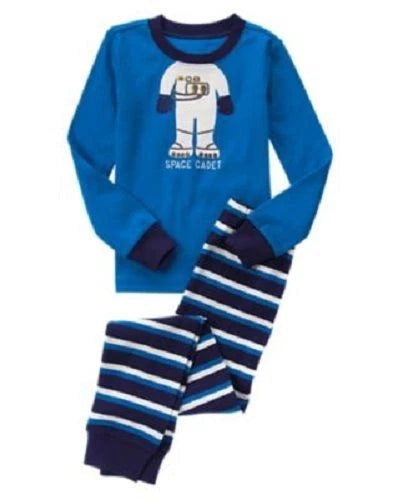 NWT Gymboree Boys Gymmies 4 Space Cadet Astronaut pajamas SET