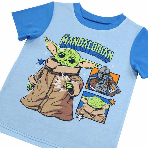 Star Wars Mandalorian Baby Yoda 4 Piece Pajama Set Size 4T