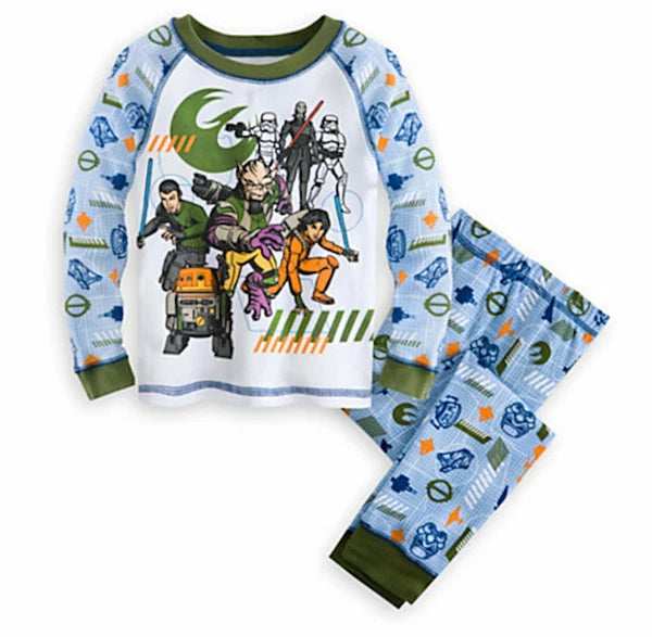 Disney Star Wars Rebels Little Boys 2 Piece Pajama Set (Size 4) NEW