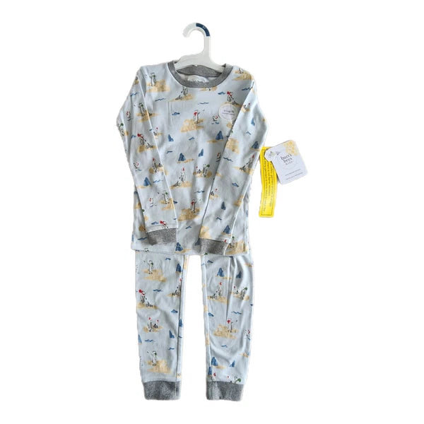 Burt's Bees Toddlers Snug Fit Pajama Set, Polar Bear Snowball, Choose Size 4T/5T