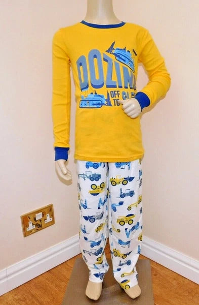 CARTERS BOYS QUALITY 2 Piece Construction Snug Fit Cotton PJs AGE 4 TO 8 YEARS