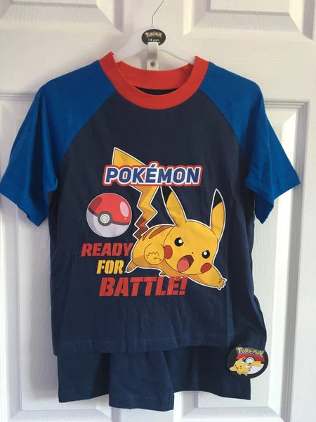 Pokemon Boy's Shortie Pyjamas