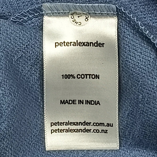 Peter Alexander Boys Pyjama Set Size 8-10-12-14 Blue Short Sleeve Top-Shorts-Bag