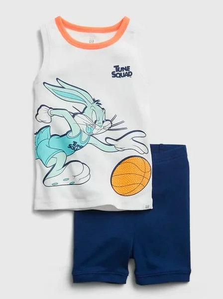GAP BABY Space Jam 100% Organic Cotton PJ Sleep Set PAJAMAS NWT 4T 5T
