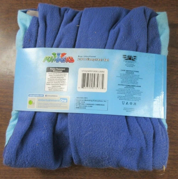 PJ Masks Toddler Boys Flannel 2 pc Pajama Set Sleepwear 2T PJMasks