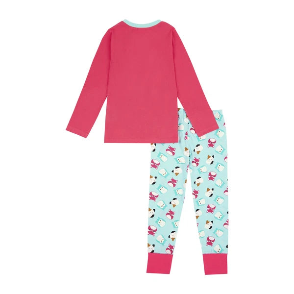 Squishmallows Girls Pyjamas Squish Squad Pjs Set Ages 6 to 13 Years Old