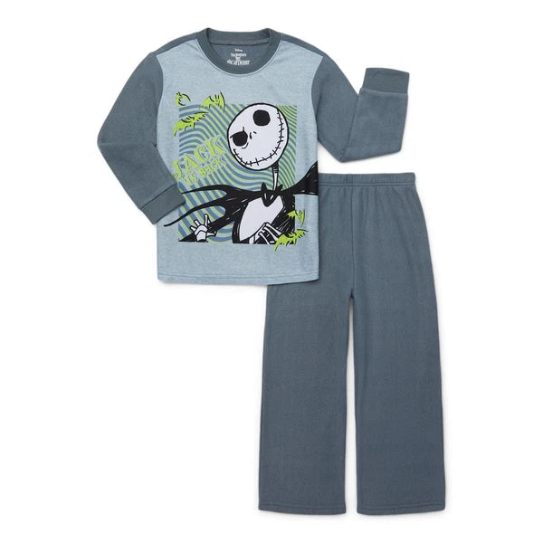 Nightmare Before Christmas Jack 2 PIECE FLANNEL PAJAMAS SIZE 4/5 6/7 8 10/12 NEW
