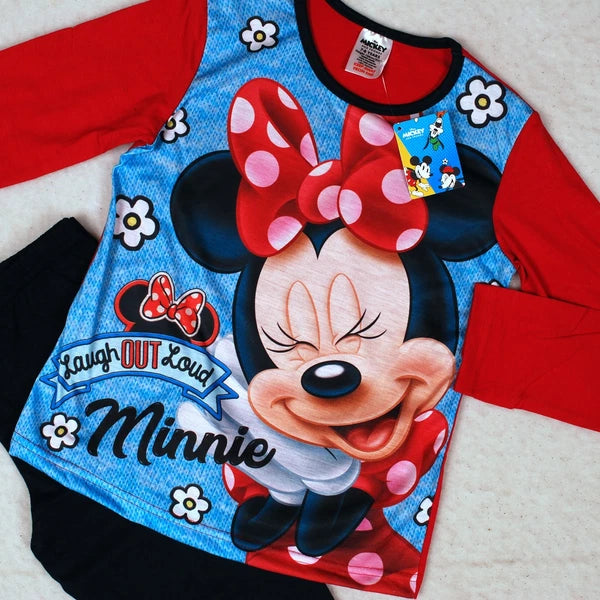Girls Disney Minnie Mouse Pyjamas Age 4 5 6 7 8 9 10 Years