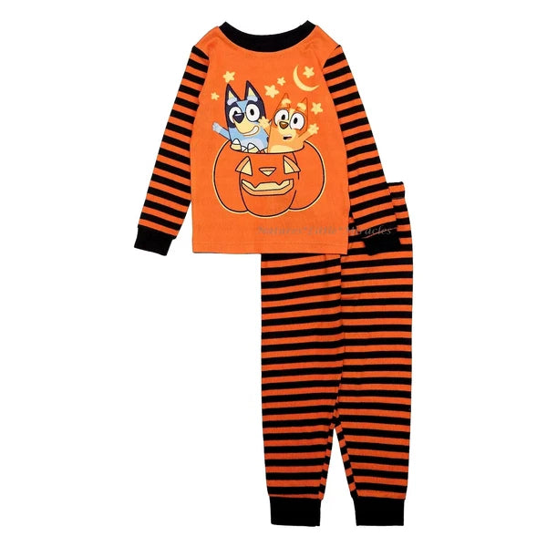 Bluey Halloween Pajamas Girls Size 4 6 8 Kid Disney Dog Bingo In Costume Boy NWT
