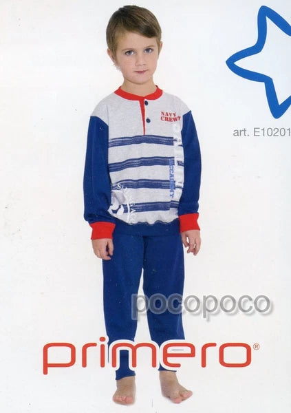 Long Sleeve Cotton Pajamas Child First Art. 10201