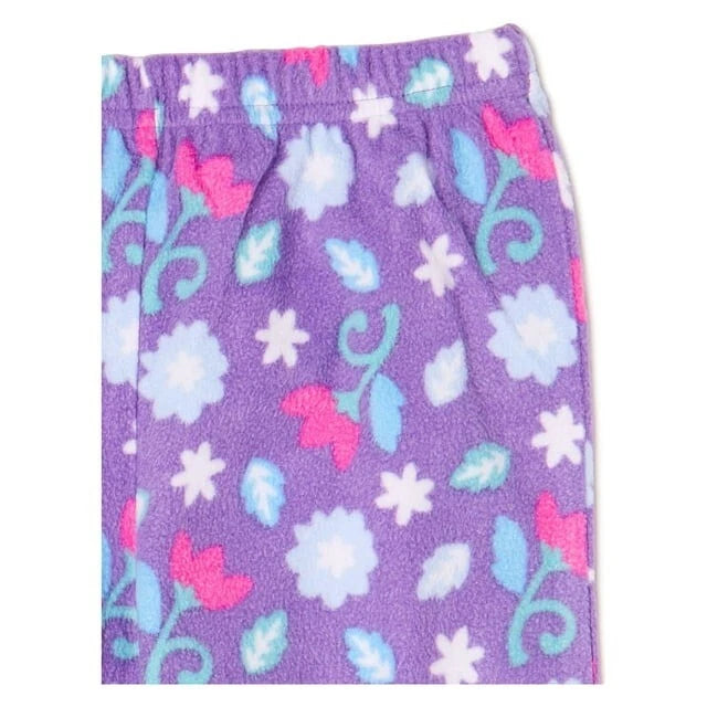 Disney Frozen Girl's Anna, Elsa and Olaf Best Friends Fleece Pajama Set
