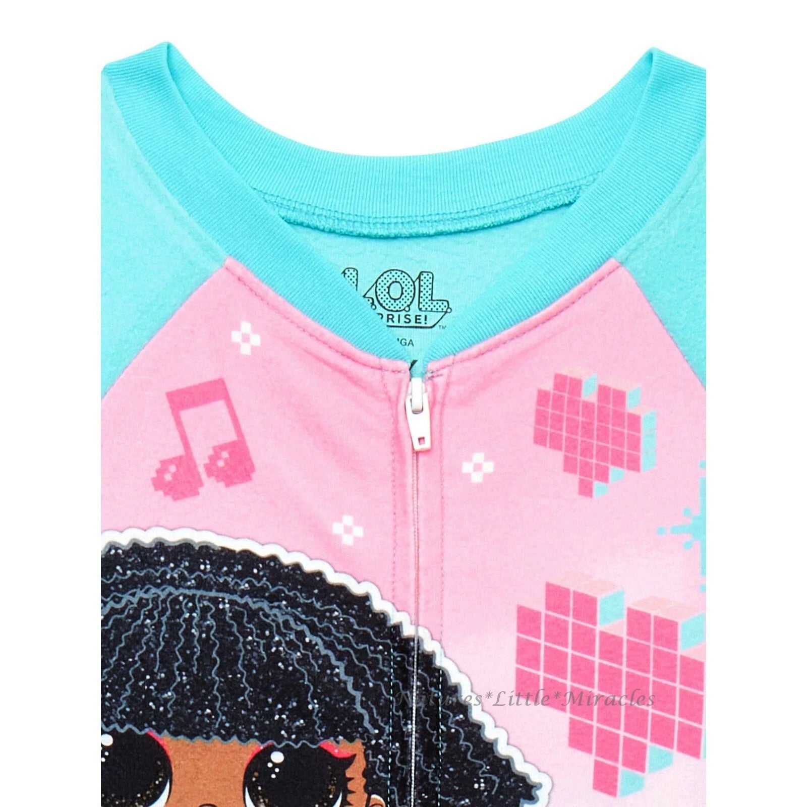 LOL Surprise Doll Pajamas Size 4 - 12 Girls One Piece Union Suit Blanket Sleeper
