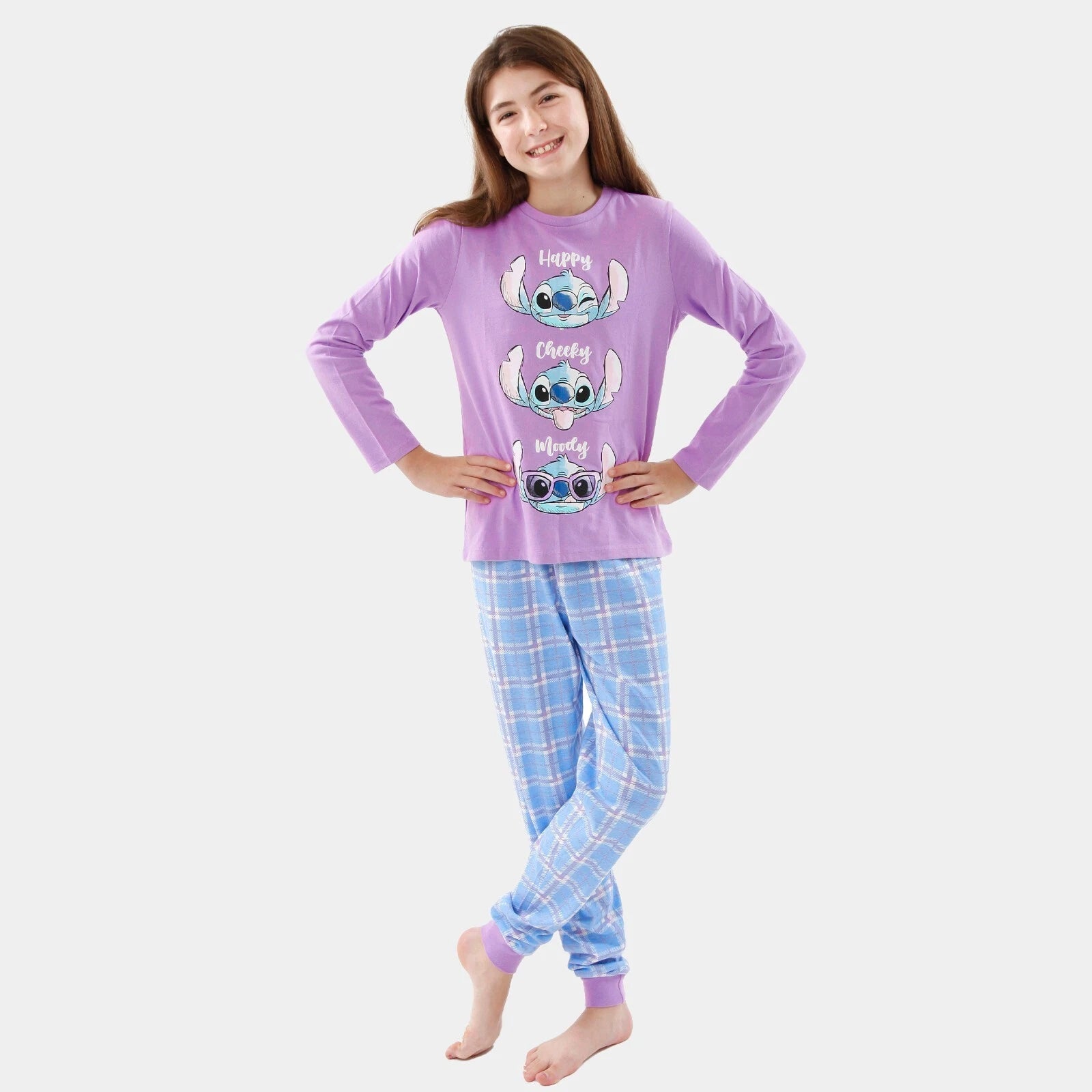 Disney Lilo and Stitch Girls Pyjamas | Stitch Pyjama Set | Girls Disney PJS