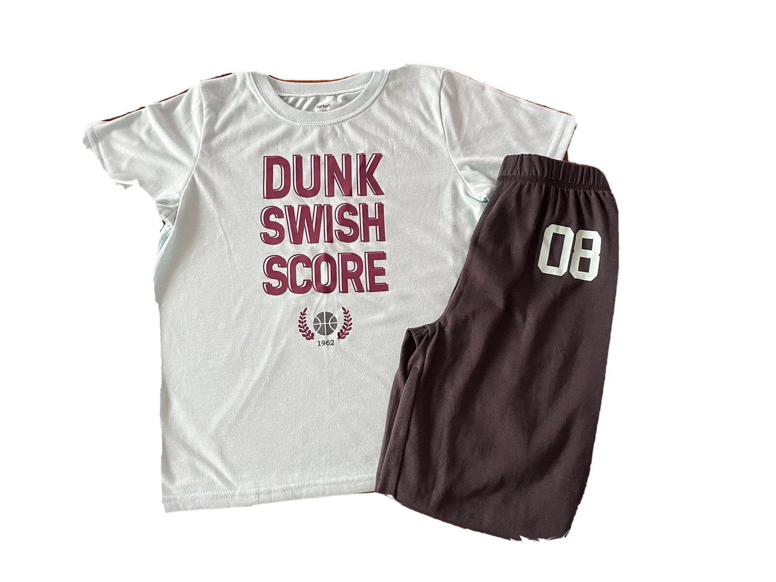 NWT Carter’s Boys Basketball 2 Piece Pajama Set