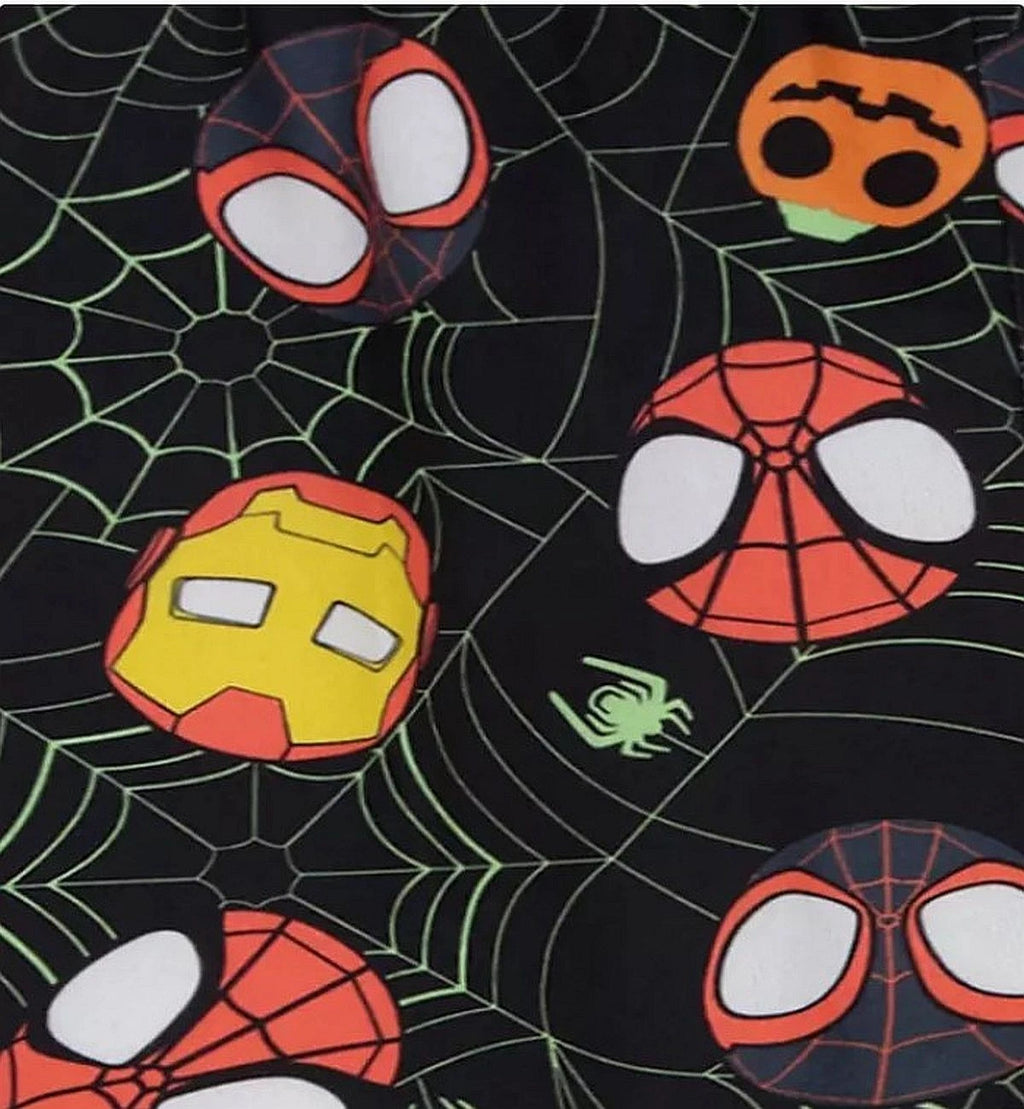Marvel Spider-Man, Iron Man and Miles Amazing Friends Boys Halloween Pajama Set