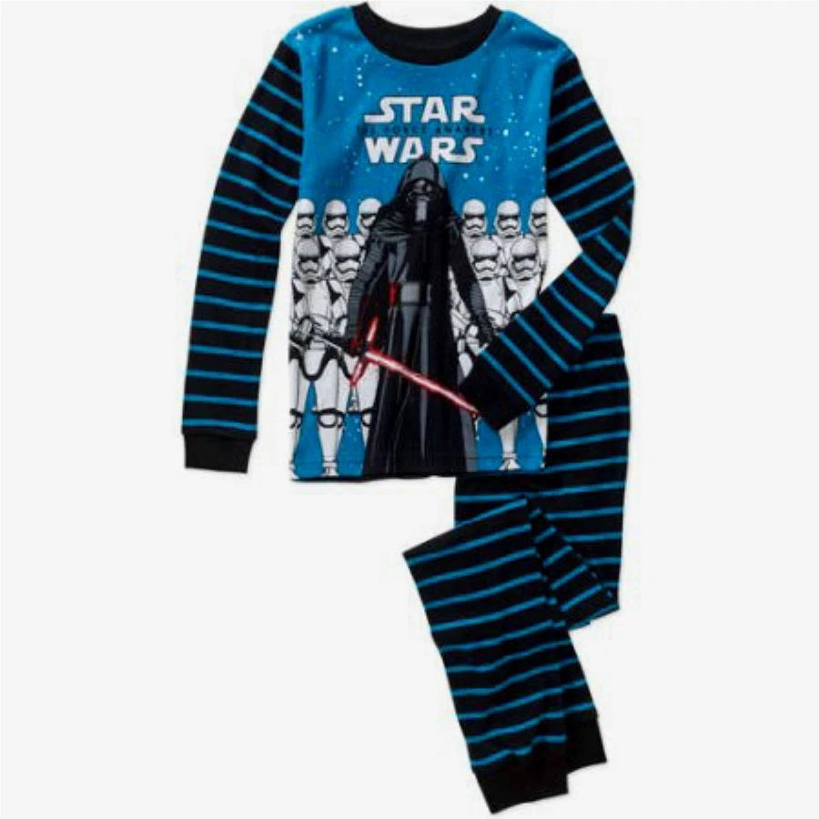 Star Wars The Force Awakens Child size 4 XS Sleepwear boys Pajamas Set New