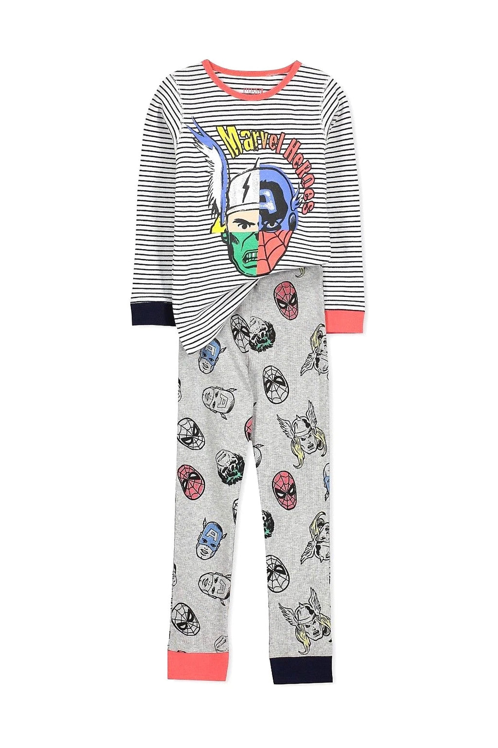 Marvel x Cotton On Mega Heads Harry Long Sleeve Boys Pajama  Set
