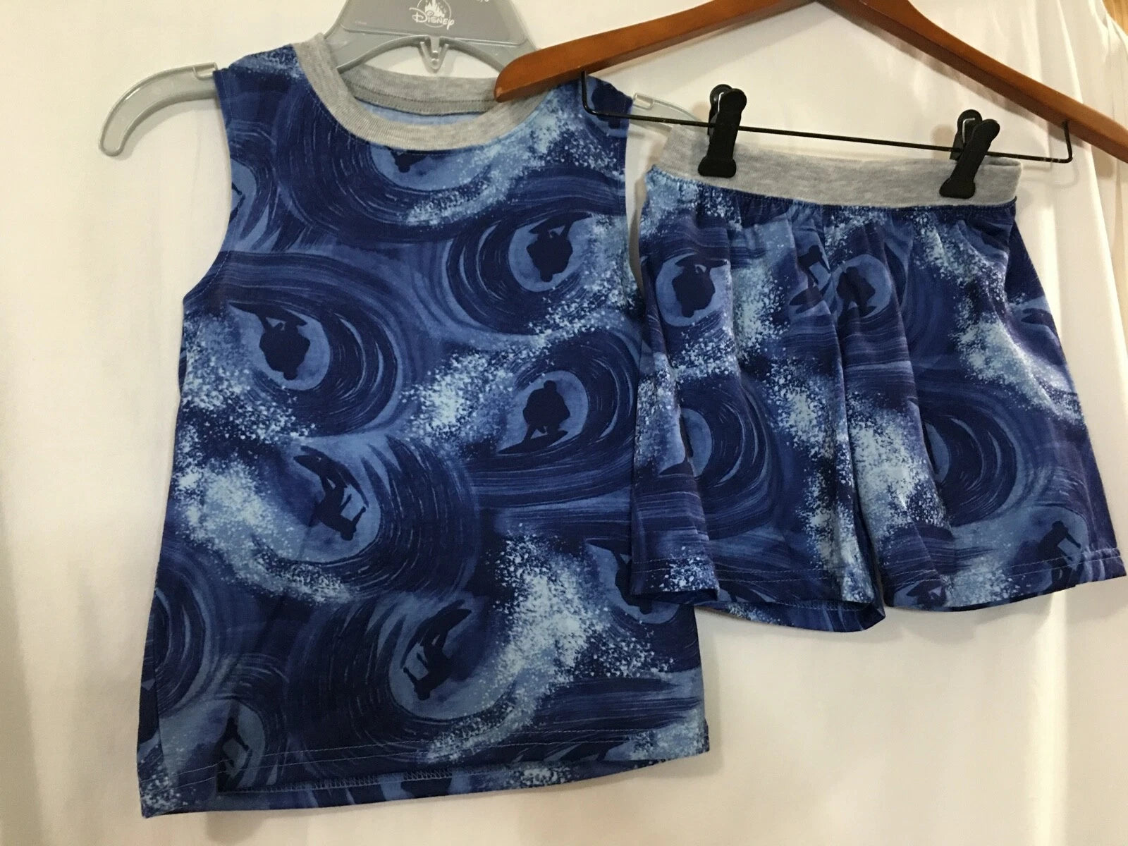 New Carter's Boys Surfer Poly Pajama 2 pc Set Kid Blue many sizes