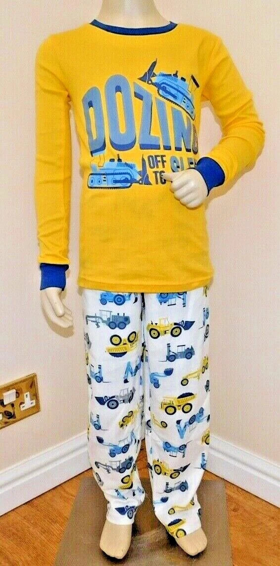 CARTERS BOYS QUALITY 2 Piece Construction Snug Fit Cotton PJs AGE 4 TO 8 YEARS
