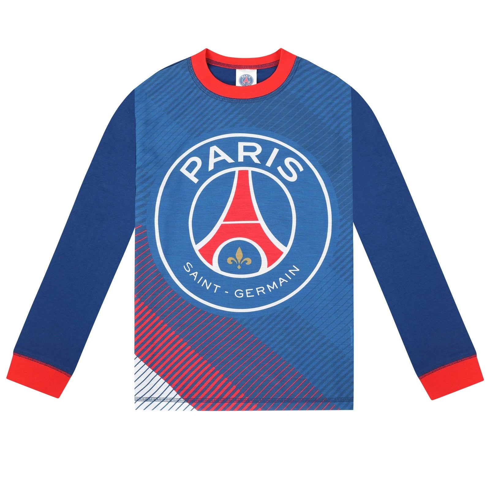 PSG Boys Pyjamas Long Sublimation Kids OFFICIAL Football Gift