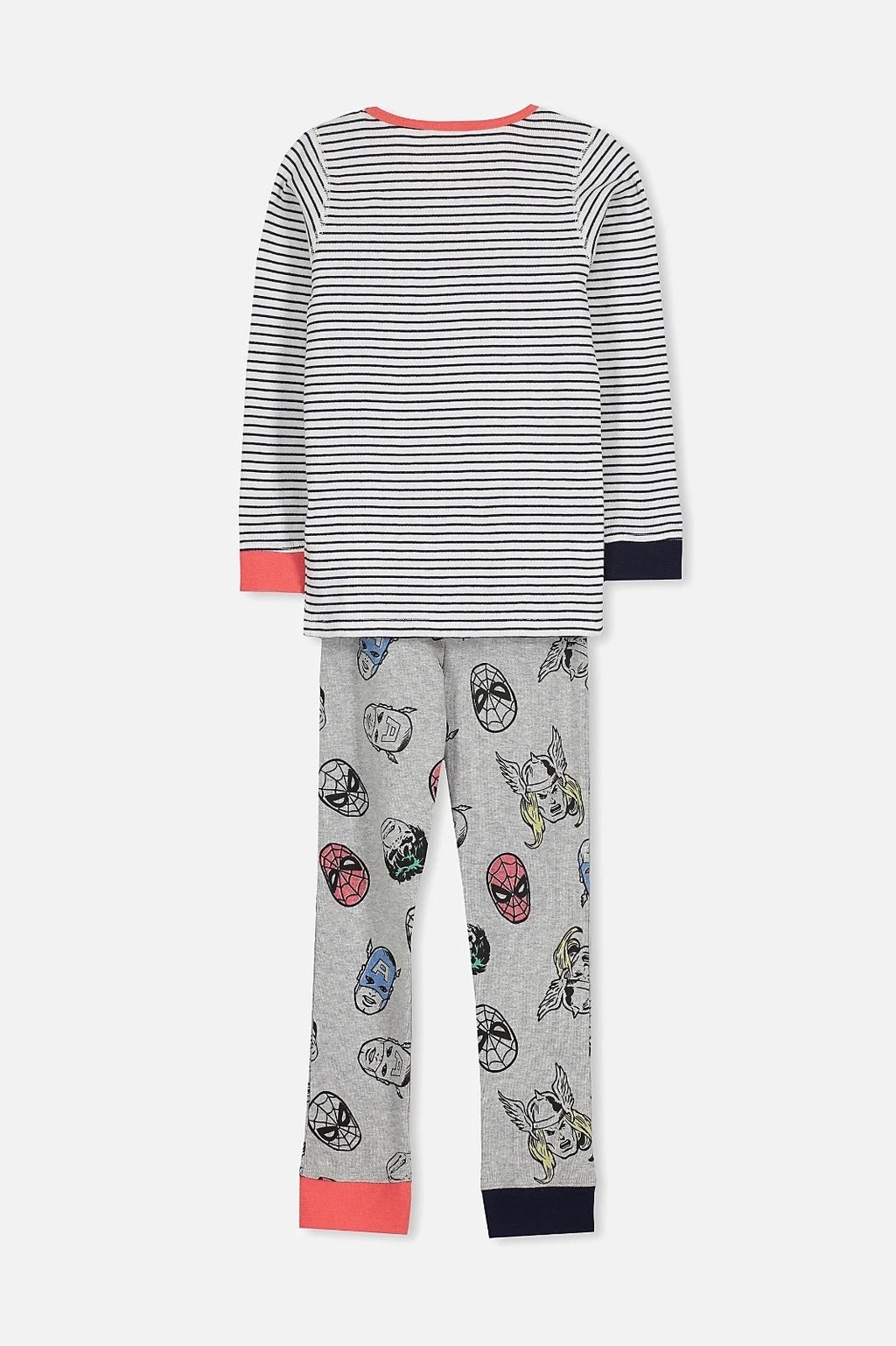 Marvel x Cotton On Mega Heads Harry Long Sleeve Boys Pajama  Set