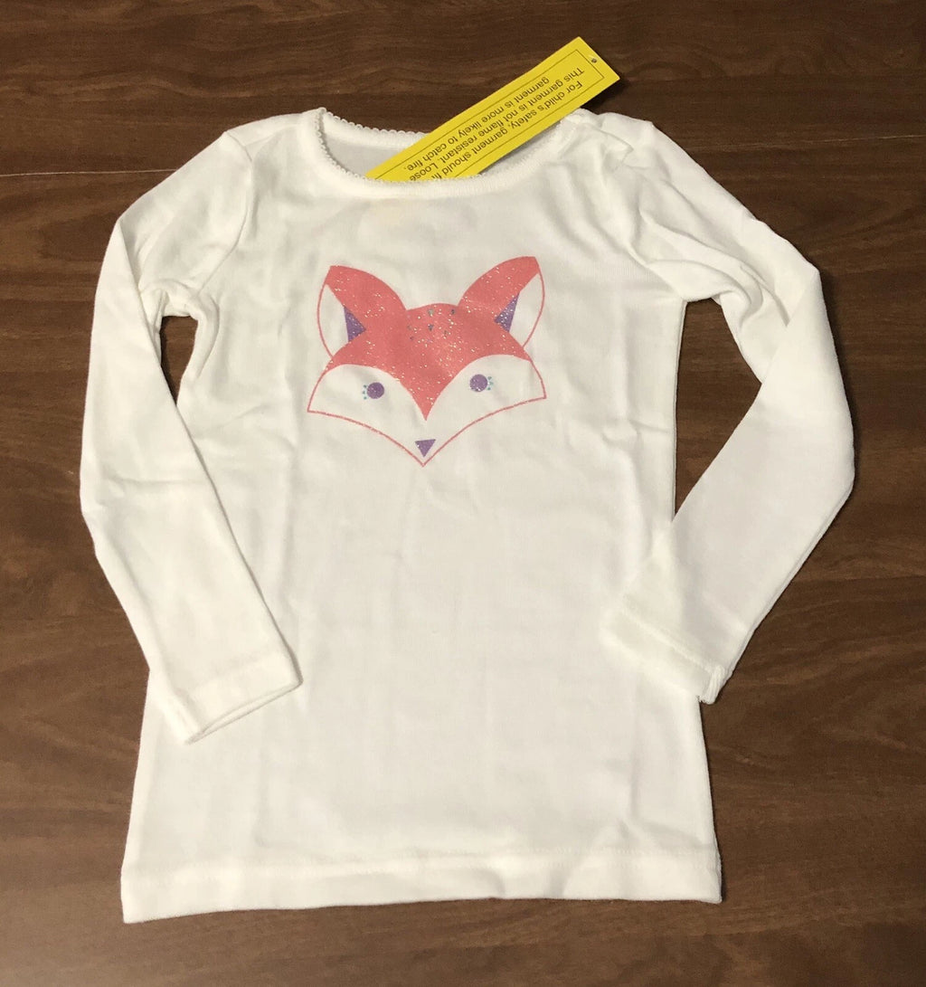 NEW Crazy 8 Girls Fox Print Pajamas Sizes 3T & 4