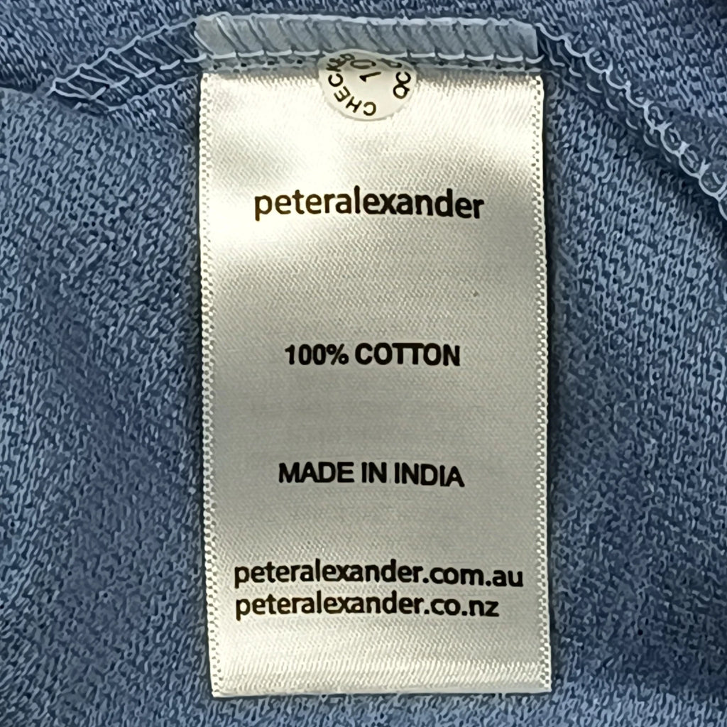 Peter Alexander Boys Pyjama Set Size 8-10-12-14 Blue Short Sleeve Top-Shorts-Bag