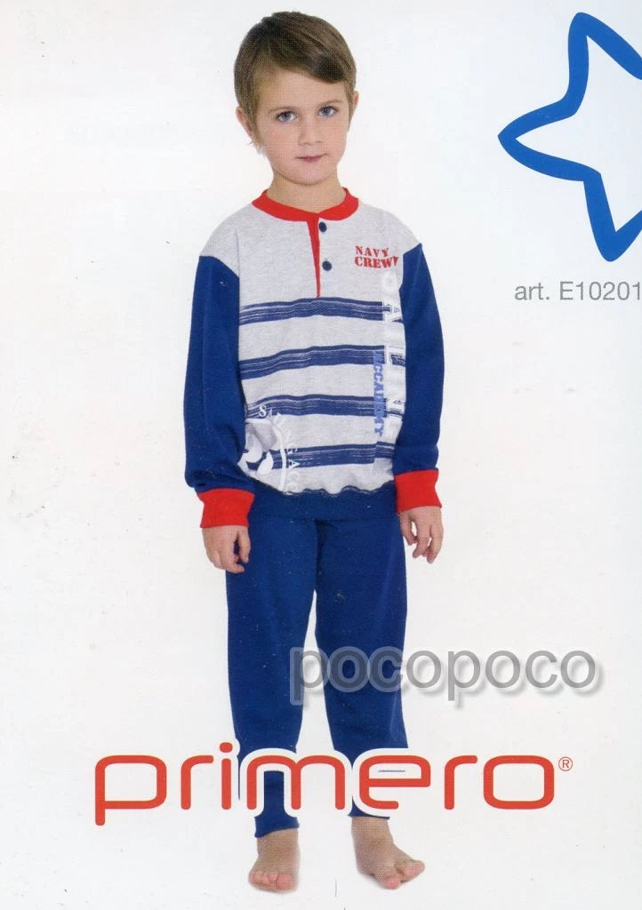 Long Sleeve Cotton Pajamas Child First Art. 10201