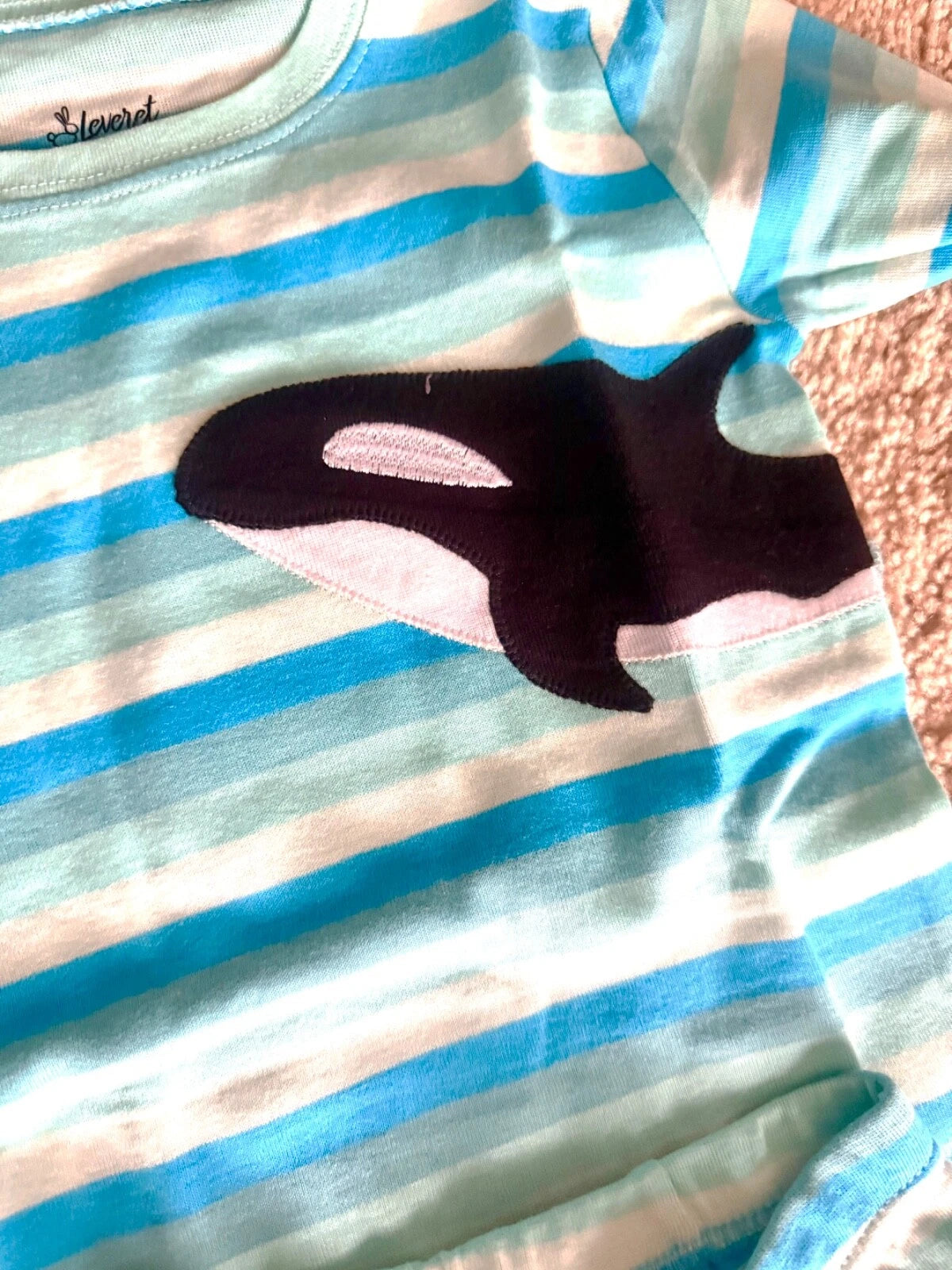 Leveret Youth Orca Pajamas - Multiple sizes available - NEW