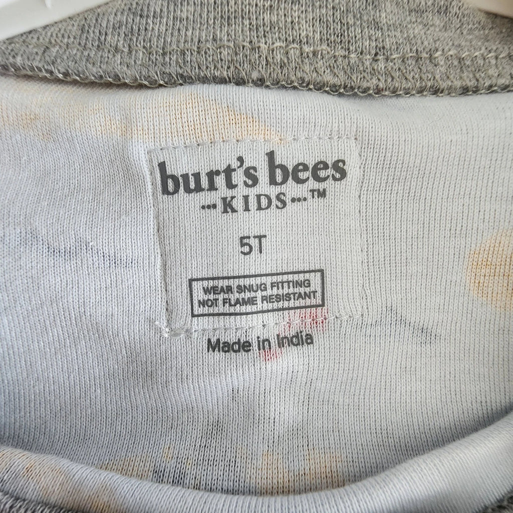 Burt's Bees Toddlers Snug Fit Pajama Set, Polar Bear Snowball, Choose Size 4T/5T