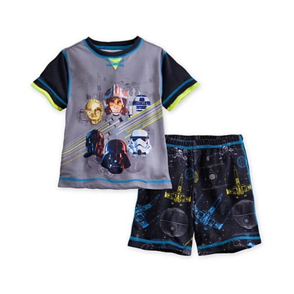 [Disney] Star Wars PJ Pal Shorts Set for Boys - Size 4 - New