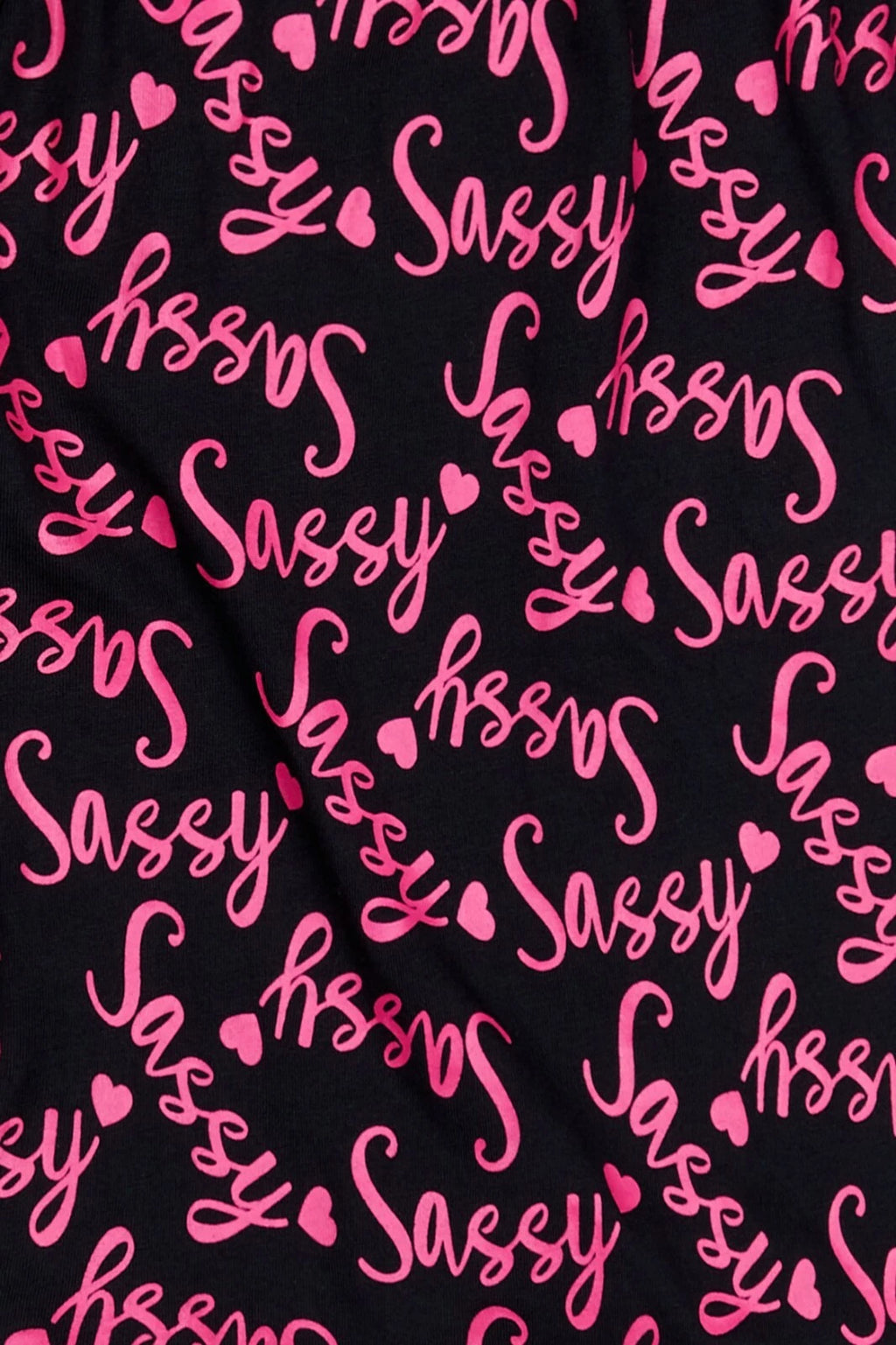 I'm Not Always Always Sassy Sometimes I Sleep Cotton Short Pyjamas 9 to 16 Years
