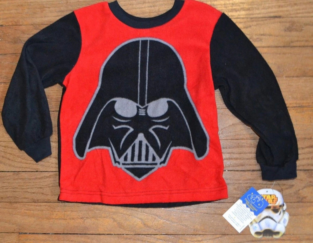 Star Wars Darth Vader Soft 2 Piece Fleece Pajama Set Toddler Size 4 or 4T Disney