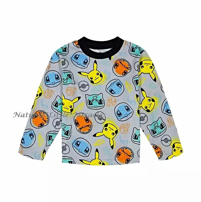 Pokemon Robe Pajamas Set Boys Bathrobe 3 Piece Size 4 5 6 8 10 Pikachu Kids NWT