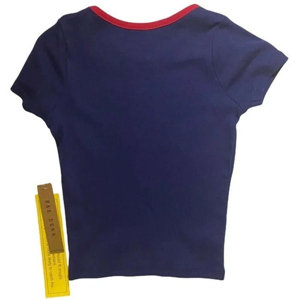 NEW Rae Dunn Firecracker Pajamas 4th Of July Ribbed Cotton PJs Size 4 or 8